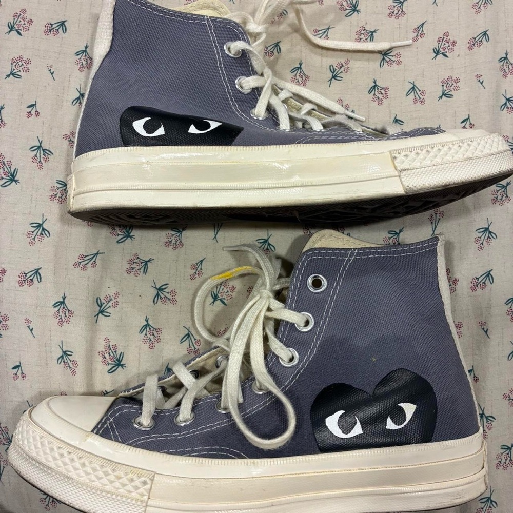 Comme des Garcons Play x Converse Chuck 70 High Steel Gray Size 6 Women’s